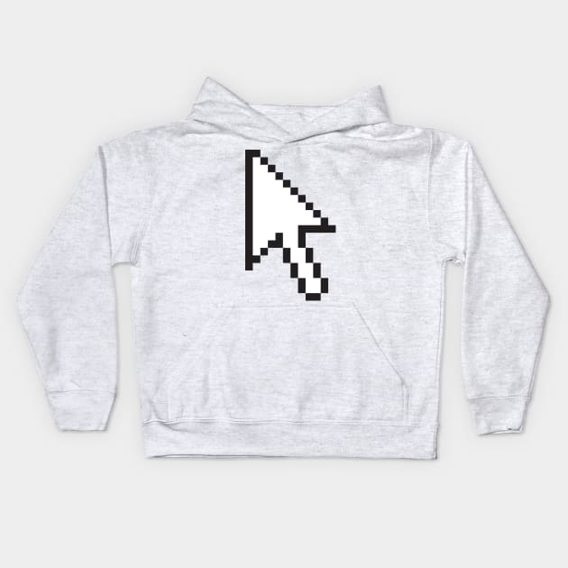 Vintage Mouse Pointer Kids Hoodie by sparklellama